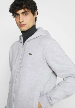 Lacoste CLASSIC HOODIE - Sweatshirt - Silver Chine/elephant Grey -Lacoste Soldes Magasin f855c2d1f75e4b118cc25d9a58d68c6a