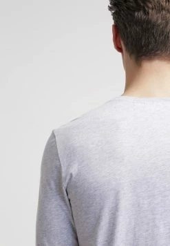 Lacoste T-shirt à Manches Longues - Silver Chine -Lacoste Soldes Magasin f895ec533a314f16b3cea89d3361cedf