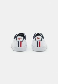 Lacoste CARNABY EVO - Baskets Basses - White/navy/red -Lacoste Soldes Magasin fb189fc5552d4b6aa8305da7e4368650