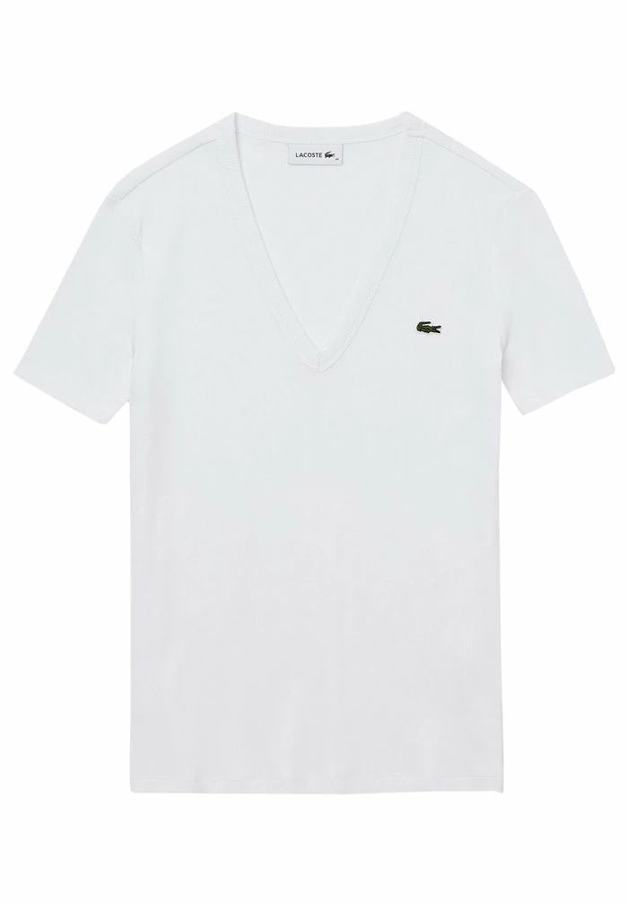 Lacoste T-shirt Basique - White 1 Lacoste T-shirt Basique - White