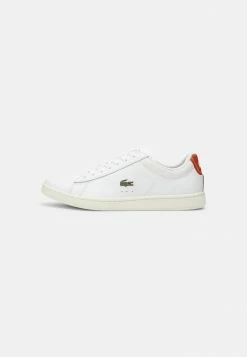 Lacoste CARNABY EVO - Baskets Basses - White/brown -Lacoste Soldes Magasin fc0b5f31c96c4ce49b5adee4cb9228db