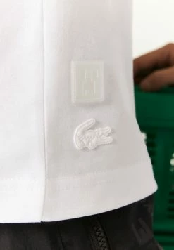 Lacoste MINECRAFT - T-shirt Imprimé - Blanc -Lacoste Soldes Magasin fc35aa8d7ed34fc48d73f6c5c810e5ed