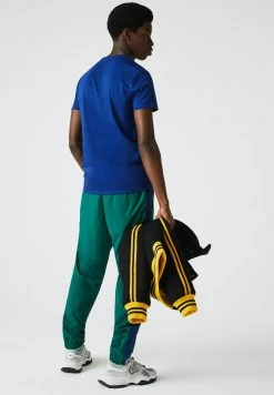 Lacoste T-shirt Basique - Bleu -Lacoste Soldes Magasin fcfee4649bec402898ba973d97d23862