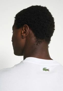 Lacoste T-shirt Imprimé - Blanc -Lacoste Soldes Magasin fd91191f19e542d78a141d73ef2b109b
