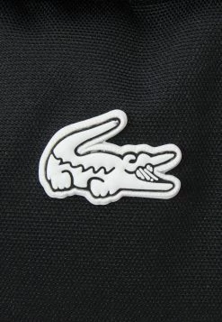 Lacoste UNISEX EXCLUSIVE - Sac à Dos - Noir Blanc -Lacoste Soldes Magasin fda2dadd00f14dc783002bcbb164cd41