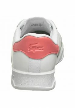 Lacoste Baskets Basses - Wht/dk Pnk -Lacoste Soldes Magasin fe231ebc16cd4fd6af08b9b17aa52efa