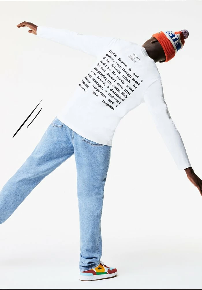 LACOSTE X PEANUTS - T-shirt à Manches Longues - Blanc 2 LACOSTE X PEANUTS - T-shirt à Manches Longues - Blanc – Image 2