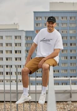 Lacoste PLUS - T-shirt Imprimé - White