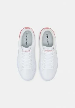 Lacoste LEROND - Baskets Basses - White/dark Pink -Lacoste Soldes Magasin ff7857dfca2a4cefa6ab5dc1479dc75e