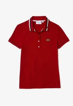 Lacoste Polo - Rouge / Blanc / Bleu Marine -Lacoste Soldes Magasin fffe9adedf81447d9404e0fba6bbb170